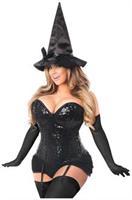 Top Drawer 4 PC Sequin Witch Corset Costume