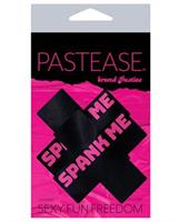 Pastease Spank Me Plus - Black/Pink