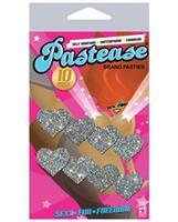 Pastease Mini Glitter Hearts - Silver