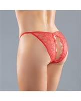 Adore Lace Enchanted Belle Panty Red