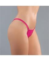 Adore Between the Cheats Wetlook Panty Hot Pink