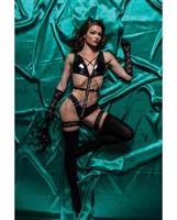 Role Play Kinky Kitty Cat 6 pc Set Black