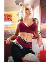 Vibes So Salty Long Line Bra and Cheeky Panty Berry Bliss