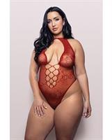 Vixen Just Kissed Seamless Lace Teddy