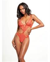Nadia Lace and Mesh Cutout Teddy