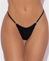 Krystal Rhinestone Net Back G-String
