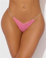 Krystal Side Rhinestone G-String