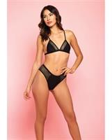 Amnesia Haze Bra and Panty Black