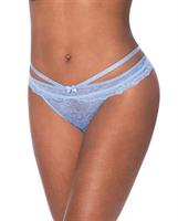 Ooh La Lace Peek-a-Boo Cheeky Panty Periwinkle