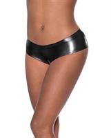 Club Candy Low Rise Split Crotch Boy Short Black