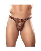Male power wonder thong animal print