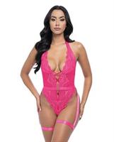 Kahlia Lace Halter Top Teddy