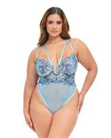 Emilia Floral Embroidered Teddy