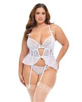 Elena Floral Embroidered Bustier