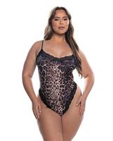 Fierce Lace Teddy - Leopard