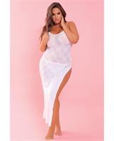 Rene Rofe Take the Heat Lace Gown White