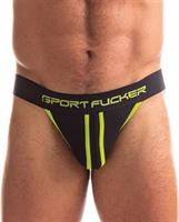 Sport Fucker Jersey Jock - Black/Green