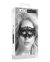 Shots Ouch Black and White Lace Eye Mask - Empress Black