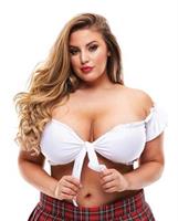 Teacher's Pet School Girl Tie Top White