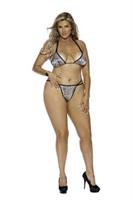 Charmeuse string bra top - Plus