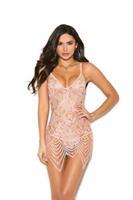 Lace babydoll with adjustable straps