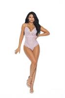 Diamond design teddy with open back