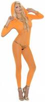 Crochet Bodystocking with Sleeves and Hood