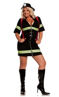 Ms. Blazin' Hot-2 pc. Costume includes dress and belt with attached suspenders