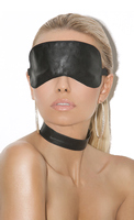 Leather blindfold