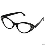 50's Cat's Eye Glasses Costume Accessory