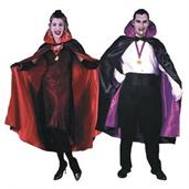 Reversible Black And Red Cape