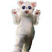 Snow Ball Kitty Mascot Complet