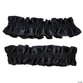 Black Armband Garters Pair