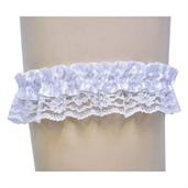 Single White Lace Garter