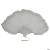 Fan Marabou Feather White