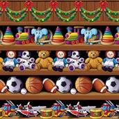 Santa Workshop Backdrop