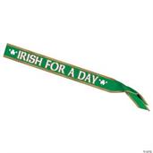 Irish For A Day Satin Sash