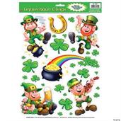Leprechaun Shamrock Clings