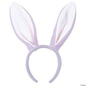 Bunny Ears Lavender/White