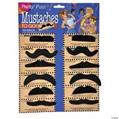 Mustache Card Of 12 Eq 1