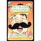Black Handle Bar Mustache