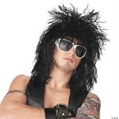 Dude Rockin Black Wig
