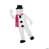 Snowman Mascot Complete Costume