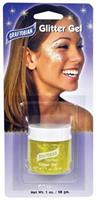 Yellow Glitter Gel 1 Oz