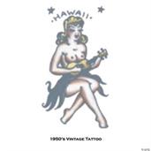 Girl Hawaii Vintage Tattoo