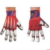 Optimus Prime Red Gloves Adult