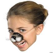 Black Cat Nose With Elastic