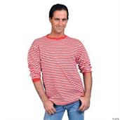 Clown Shirt Red White Adult