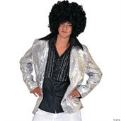 Disco Jacket Silver Adult