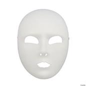 Full Face White Mask